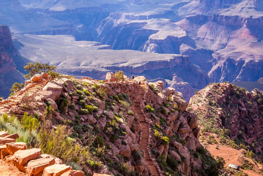 Wandelen in de Grand Canyon Bright Angel trail